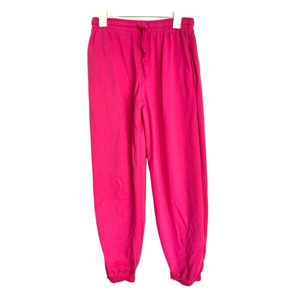 Hot Pink Women’s Cuffed Bottom Sweatpants